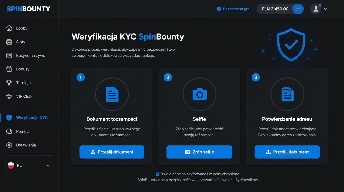 Proces KYC – przesyłanie dokumentów przy rejestracji